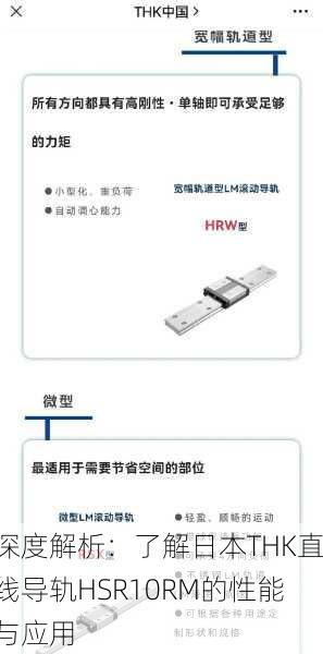 深度解析：了解日本THK直线导轨HSR10RM的性能与应用
