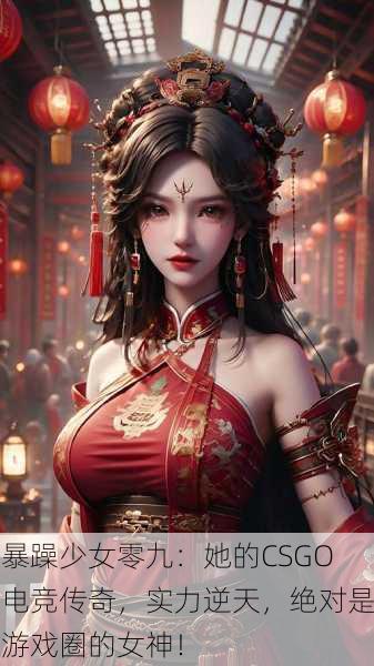 暴躁少女零九：她的CSGO电竞传奇，实力逆天，绝对是游戏圈的女神！