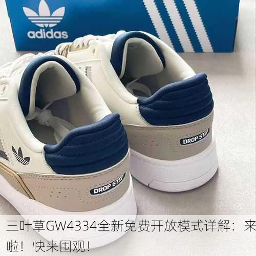 三叶草GW4334全新免费开放模式详解：来啦！快来围观！