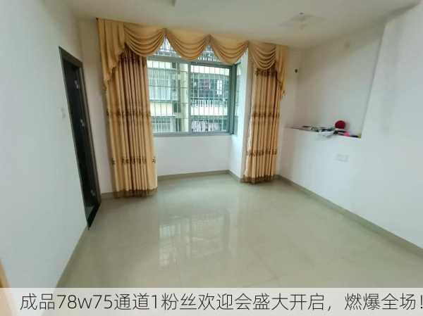 成品78w75通道1粉丝欢迎会盛大开启，燃爆全场！