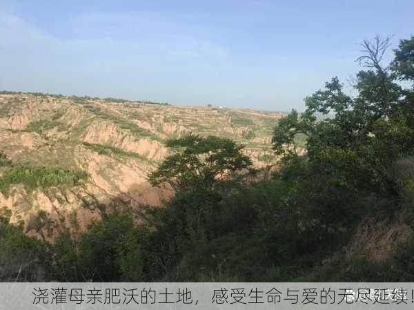 浇灌母亲肥沃的土地，感受生命与爱的无尽延续！