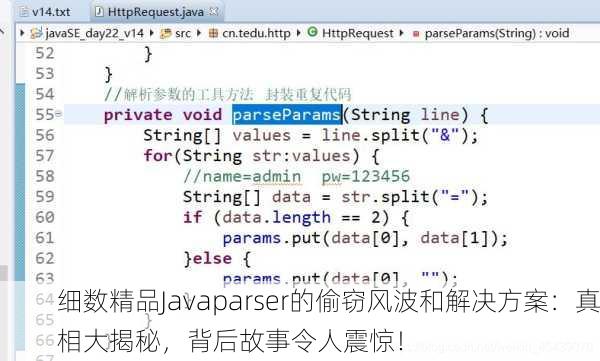 细数精品Javaparser的偷窃风波和解决方案：真相大揭秘，背后故事令人震惊！