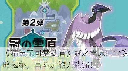 《精灵宝可梦剑盾》冠之雪原：全攻略揭秘，冒险之旅无遗漏！