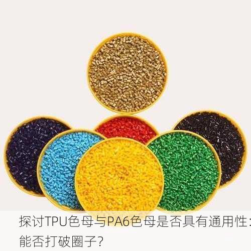 探讨TPU色母与PA6色母是否具有通用性：能否打破圈子？