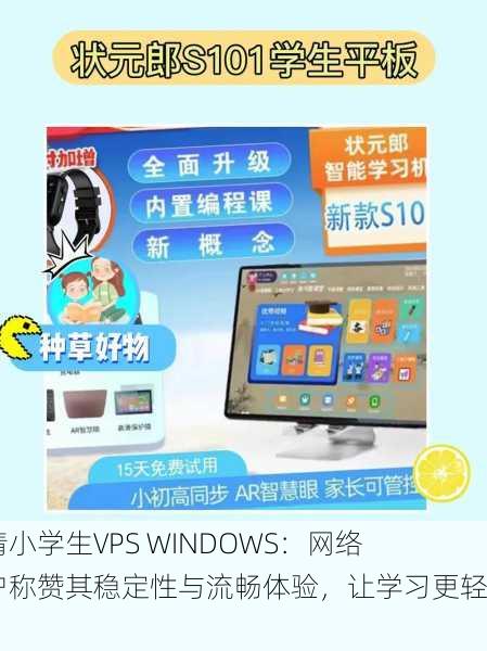 高清小学生VPS WINDOWS：网络用户称赞其稳定性与流畅体验，让学习更轻松！