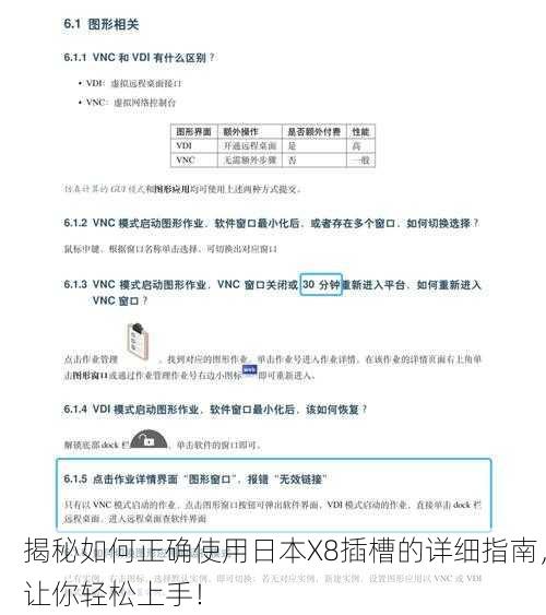 揭秘如何正确使用日本X8插槽的详细指南，让你轻松上手！