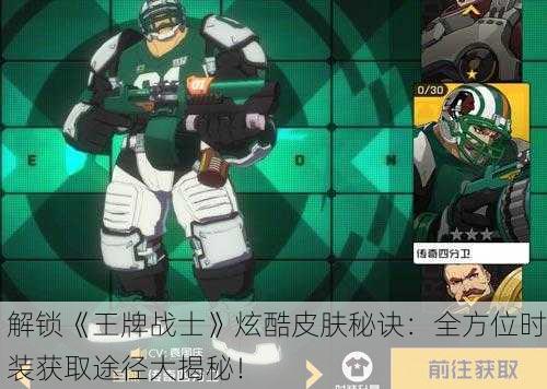 解锁《王牌战士》炫酷皮肤秘诀：全方位时装获取途径大揭秘！