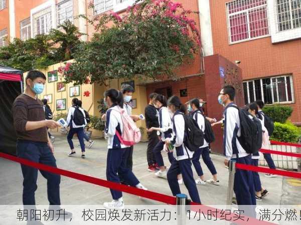 朝阳初升，校园焕发新活力：1小时纪实，满分燃！