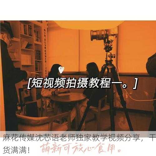 麻花传媒沈芯语老师独家教学视频分享，干货满满！