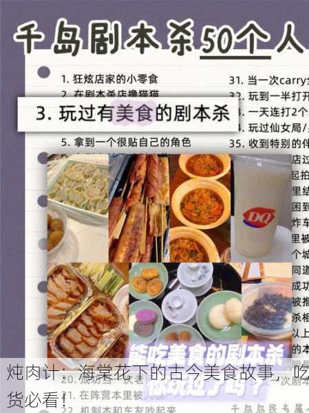 炖肉计：海棠花下的古今美食故事，吃货必看！