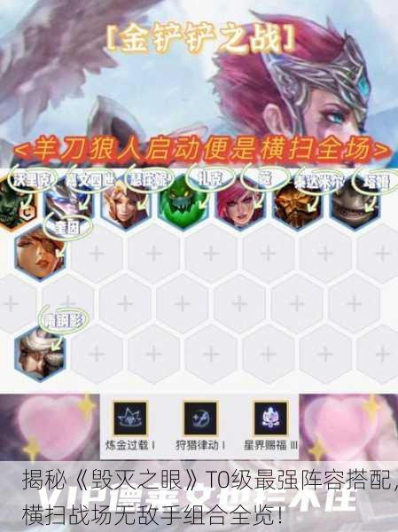 揭秘《毁灭之眼》T0级最强阵容搭配，横扫战场无敌手组合全览！
