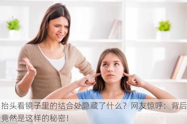 抬头看镜子里的结合处隐藏了什么？网友惊呼：背后竟然是这样的秘密！
