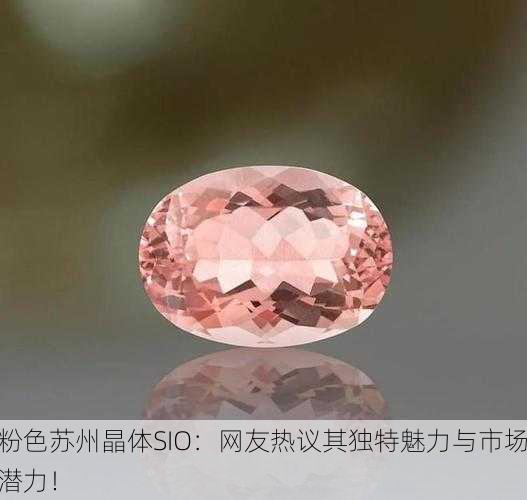 粉色苏州晶体SIO：网友热议其独特魅力与市场潜力！