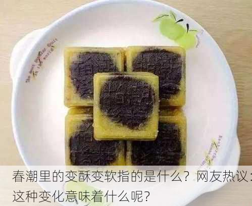 春潮里的变酥变软指的是什么？网友热议：这种变化意味着什么呢？