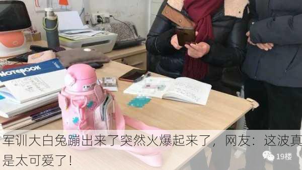 军训大白兔蹦出来了突然火爆起来了，网友：这波真是太可爱了！
