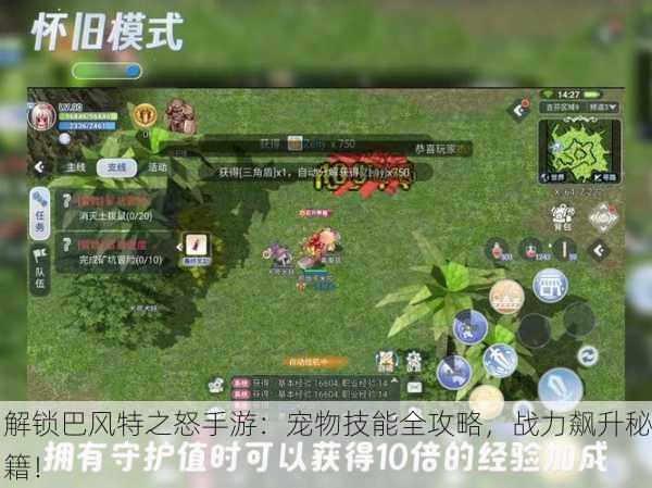 解锁巴风特之怒手游：宠物技能全攻略，战力飙升秘籍！