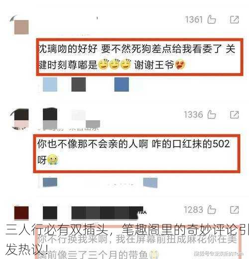 三人行必有双插头，笔趣阁里的奇妙评论引发热议！