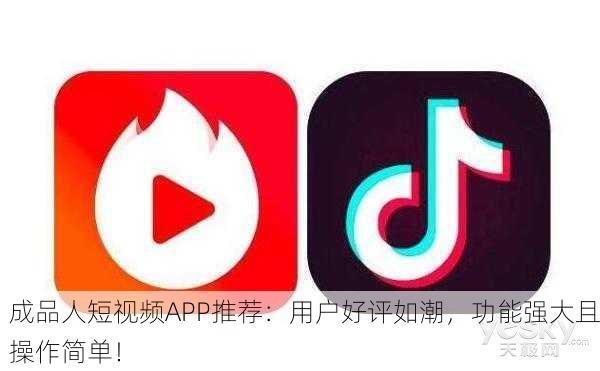 成品人短视频APP推荐：用户好评如潮，功能强大且操作简单！