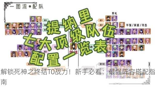 解锁死神之终结T0战力！新手必看：最强阵容搭配指南