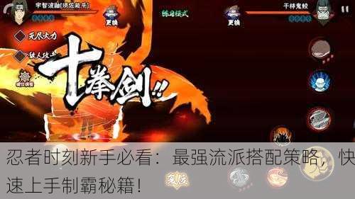 忍者时刻新手必看：最强流派搭配策略，快速上手制霸秘籍！