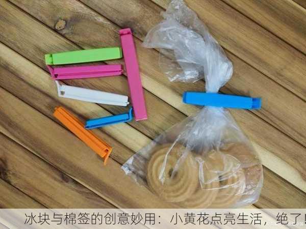 冰块与棉签的创意妙用：小黄花点亮生活，绝了！