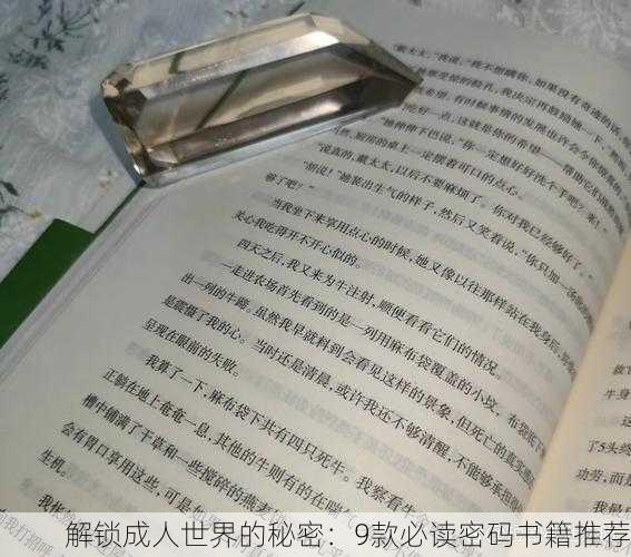 解锁成人世界的秘密：9款必读密码书籍推荐