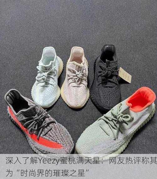 深入了解Yeezy蜜桃满天星：网友热评称其为“时尚界的璀璨之星”
