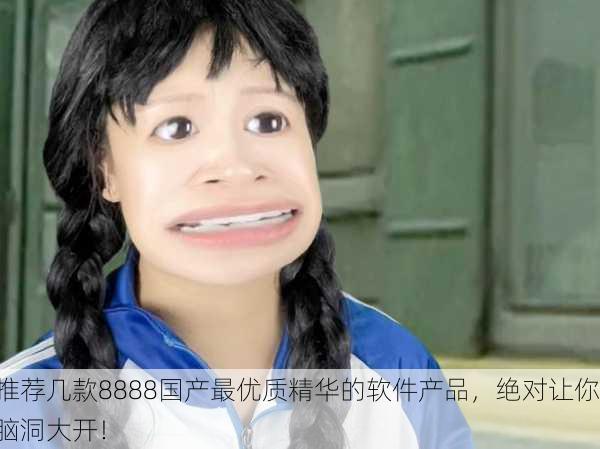 推荐几款8888国产最优质精华的软件产品，绝对让你脑洞大开！