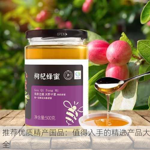 推荐优质精产国品：值得入手的精选产品大全