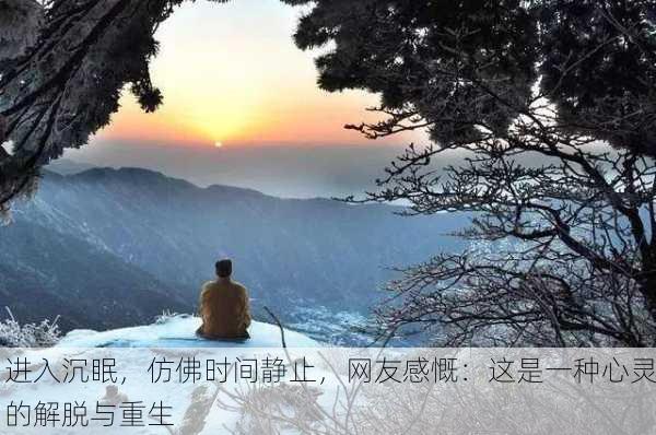 进入沉眠，仿佛时间静止，网友感慨：这是一种心灵的解脱与重生