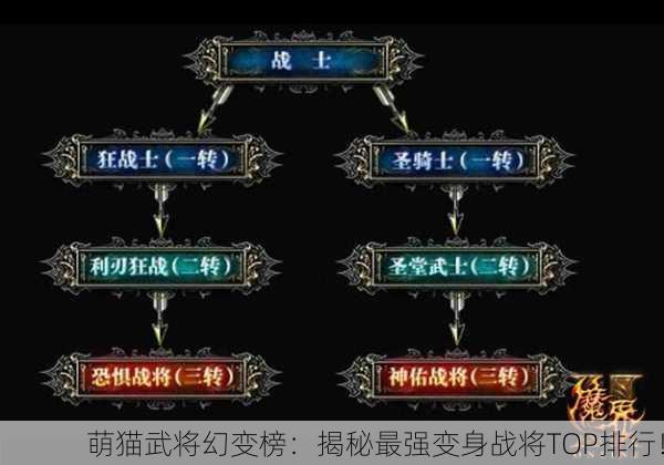 萌猫武将幻变榜：揭秘最强变身战将TOP排行！