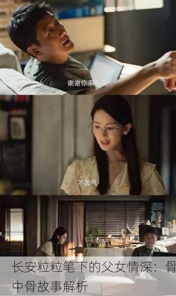 长安粒粒笔下的父女情深：骨中骨故事解析