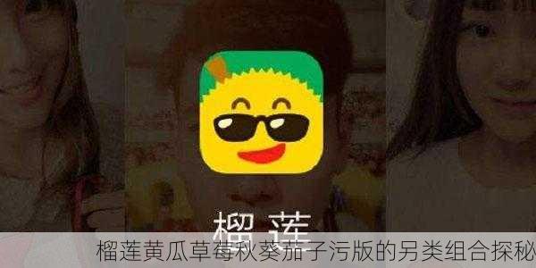 榴莲黄瓜草莓秋葵茄子污版的另类组合探秘