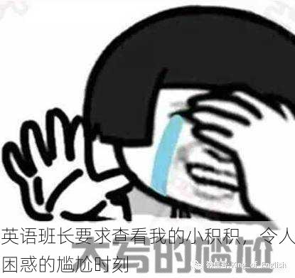 英语班长要求查看我的小积积，令人困惑的尴尬时刻