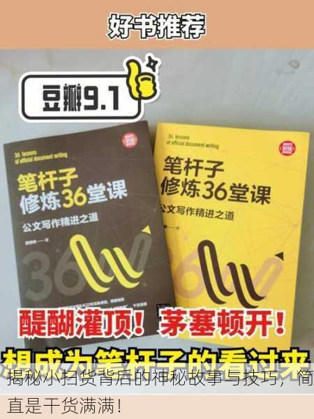 揭秘小扫货背后的神秘故事与技巧，简直是干货满满！