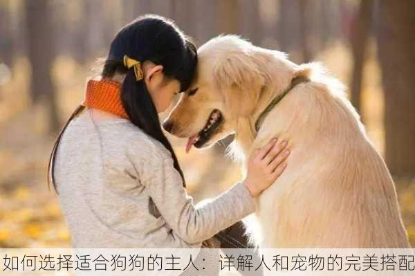 如何选择适合狗狗的主人：详解人和宠物的完美搭配