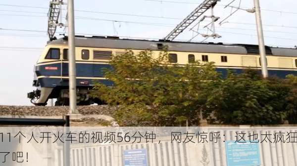 11个人开火车的视频56分钟，网友惊呼：这也太疯狂了吧！