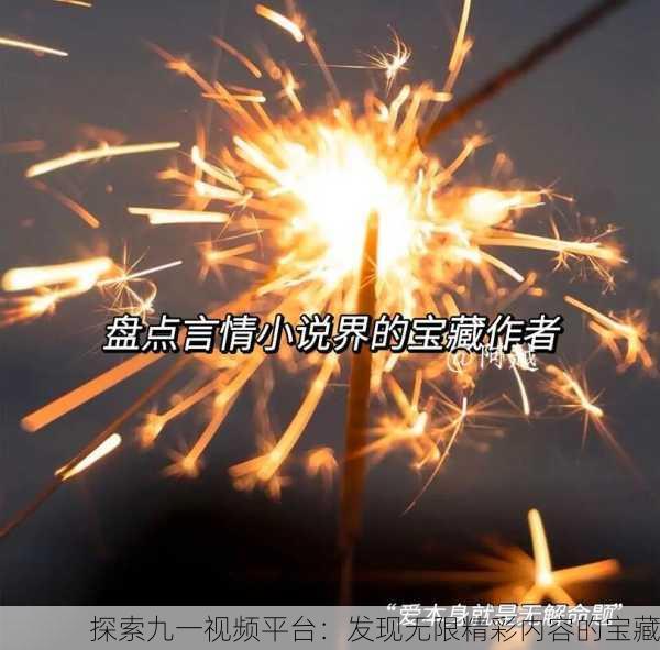 探索九一视频平台：发现无限精彩内容的宝藏