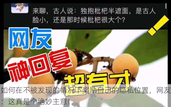 如何在不被发现的情况下奖励自己的隐私位置，网友：这真是个绝妙主意！