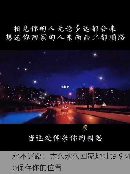 永不迷路：太久永久回家地址tai9.vip保存你的位置