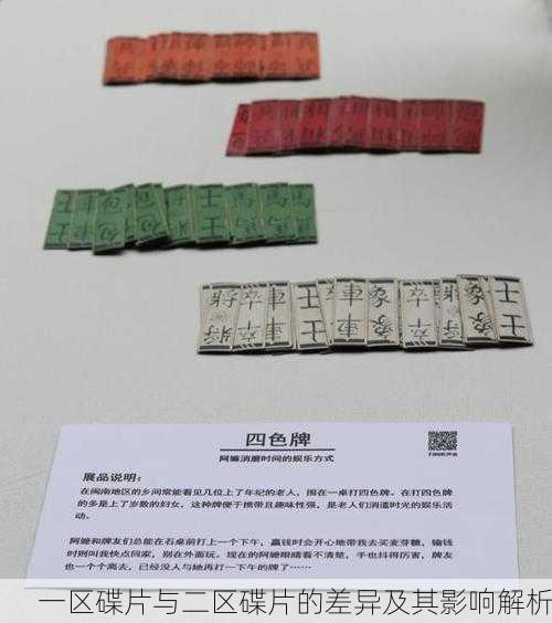 一区碟片与二区碟片的差异及其影响解析