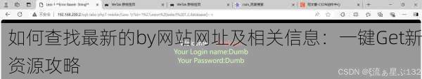 如何查找最新的by网站网址及相关信息：一键Get新资源攻略