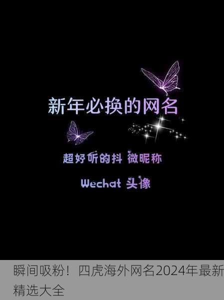 瞬间吸粉！四虎海外网名2024年最新精选大全