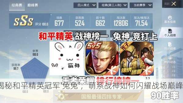 揭秘和平精英冠军'兔兔'，萌系战神如何闪耀战场巅峰！