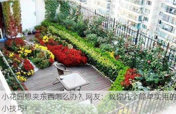 小花园想夹东西怎么办？网友：教你几个简单实用的小技巧！