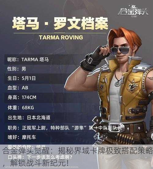 合金弹头觉醒：揭秘界域卡牌极致搭配策略，解锁战斗新纪元！