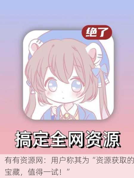 有有资源网：用户称其为“资源获取的宝藏，值得一试！”
