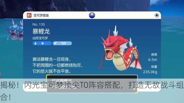 揭秘！闪光宝可梦顶尖T0阵容搭配，打造无敌战斗组合！