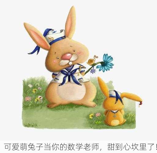 可爱萌兔子当你的数学老师，甜到心坎里了！