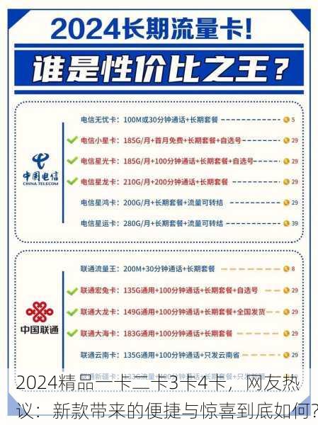 2024精品一卡二卡3卡4卡，网友热议：新款带来的便捷与惊喜到底如何？
